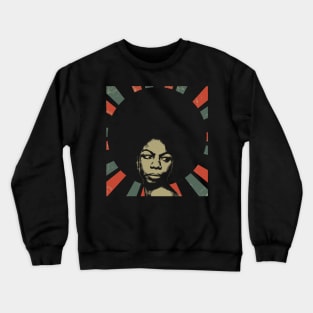 Nina Simone || Vintage Art Design Crewneck Sweatshirt